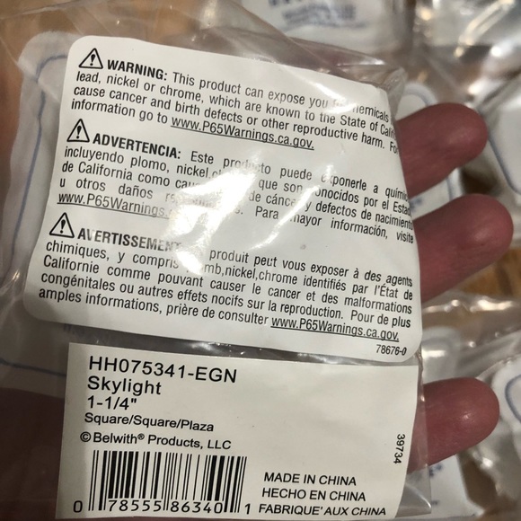 (WILL SEPARATE! Have 20) $3 each: Elusive Gold Nickel 1 1/4” Square Knobs - Picture 16 of 16